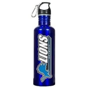  Detroit Lions NFL 26oz Blue Stainless Steel Water Bottle 