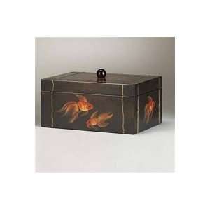  Sedgefield 630 Goldfish Motif Hand Painted Box: Home 