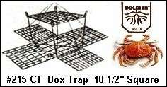 12) Crab Traps   Box Type Trap   10 1/2 Square #215CT  