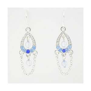  CRYSTAL BLUE DROP Fashion Earrings Jewelry