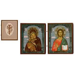   The Teacher & Virgin of Vladimir Icons, Orthodox Icon 