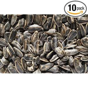 Whole Sunflower Seeds Raw   10 Pound: Grocery & Gourmet Food