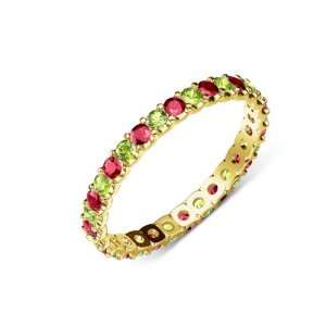 00cttw Natural Round Ruby (AA+ Clarity,Red Color) & Natural Round 