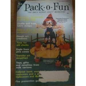  Pack o Fun Scrap Craft Magazine October 1975 Everything 