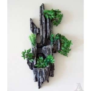  Lighted Rock Wall Stone Water Fountain Indoor Outdoor