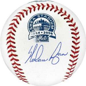 Nolan Ryan Autographed Shea Stadium Commemorative Baseball:  