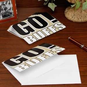  NCAA Colorado Buffaloes Slogan Note Cards: Office Products