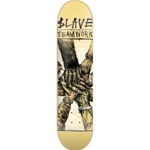 Slave Teamwork Deck 8.37 Yellow Skateboard Decks:  Sports 