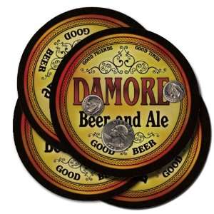  DAMORE Family Name Beer & Ale Coasters 
