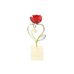  Natural rose statuette, Floral Heart