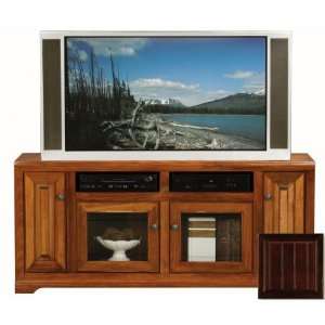   Savannah Thin 66 Tall Corner Entertainment Console  Caribbean Rum