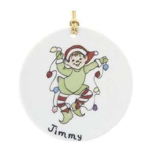  Personalized Elf Christmas Ornament: Home & Kitchen