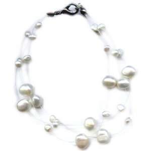  White Pearl satellite bracelet Jewelry