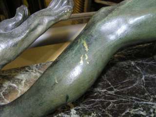 Salvatore Melani Lion Hunter Art Deco Bronze Sculpture  