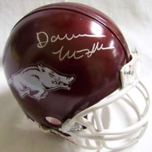  Darren McFadden Autographed Mini Helmet   Arkansas 