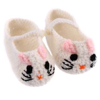 Cartoon shoes Cat Handmade Wool knit For Children H1563  