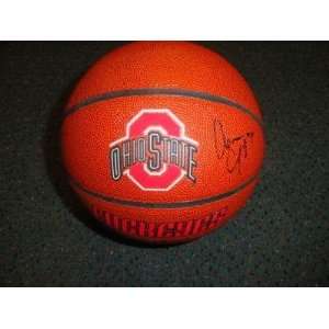  Aaron Craft Signed Ohio St. Buckeyes Logo Basketball State 