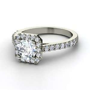  Adele Ring, Round Diamond Platinum Ring Jewelry