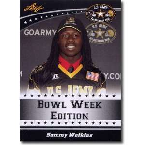  US Army All American Bowl Week Edition Prospect Card # East 10 Sammy 