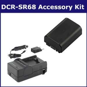  Sony DCR SR68 Camcorder Accessory Kit includes SDNPFV50 