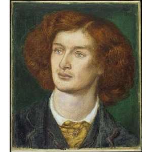   Rossetti   24 x 28 inches   Algernon Charles Swinburne
