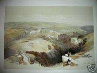 DAVID ROBERTS EGYPT & HOLY LAND BETHLEHEM 1842  