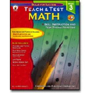  TEACH and TEST MATH GR. 3 Toys & Games