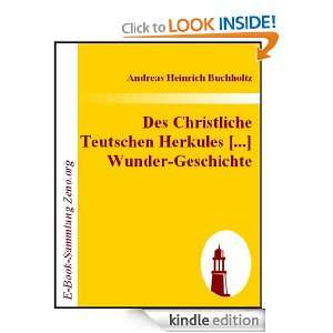   German Edition) Andreas Heinrich Buchholtz  Kindle Store