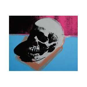  Andy Warhol 20W by 16H  Skull, 1976 CANVAS Edge #3 3 