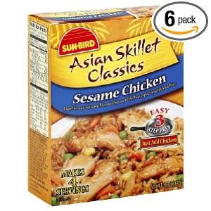 Sunbird Asian Skillet Classics Sesame Chicken, 5.9 Ounce (Pack of 6 