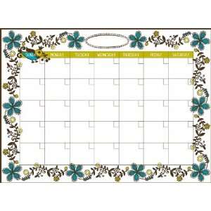 WallPops WPE96833 Anya Monthly Calendar  Dry Erase Wall 