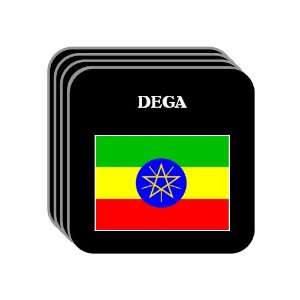  Ethiopia   DEGA Set of 4 Mini Mousepad Coasters 