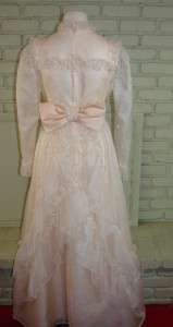 Emma Domb Wedding Debutante Dress Steampunk S Bust Vintage 70s  
