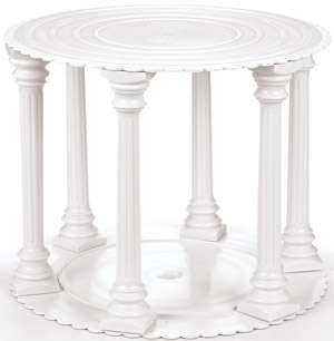 Wilton 8 pc ROMAN COLUMN & PLATE SET Wedding Cake Stand  