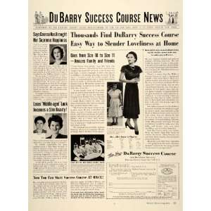  1949 Ad Richard Hudnut Salon DuBarry Success Make Up 