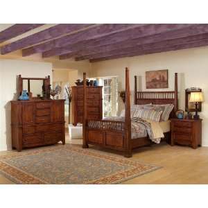   Bedroom Set  Brandy Pine by Vaughan Bassett Furniture
