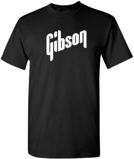 GIBSON T shirt Rock Guitar Acoustic MUSIC Tee Shirt HOT  