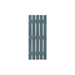   Blue S5 Board N Batten Vinyl Exterior Shutters (Pair)