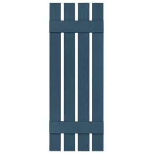   Blue S4 Board N Batten Vinyl Exterior Shutters (Pair)