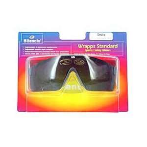  Safety Direct/Silencio Wrapps Glasses Black Frame Smoke 