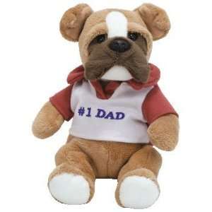  TY Beanie Baby   DAD 2007 the Bulldog (Internet Exclusive 