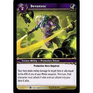  Devastate   Fires of Outland   Rare [Toy] Toys & Games