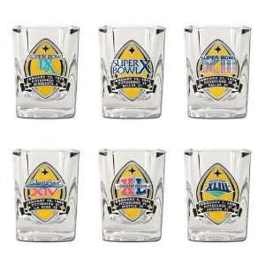  Pittsburgh Steelers   6 Time SB Champions   6pc 2oz Square 