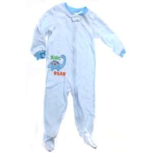   Absorba Toddler Boys Embossed Dinosaur Blanket Sleeper Size 2t Baby
