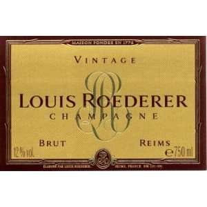 2004 Louis Roederer Brut 750ml Grocery & Gourmet Food