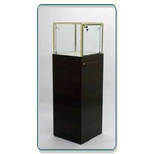  Tecno Medium Square Pedestal Glass Top Display Case 