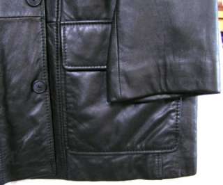 Reilly Olmes Rogue Black Leather Jacket   Butter Soft   Large  