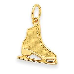  14k Yellow Gold Figure Skate Jewelry