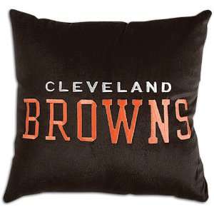  Browns Dan River Plush Pillow Set