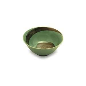  Ceramic Swirl Bowls   Green
